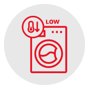 ONLY TUMBLE-DRY ON A LOW HEAT